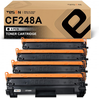 48A CF248A TESEN Compatible Toner Cartridge Replacement 4 Packs